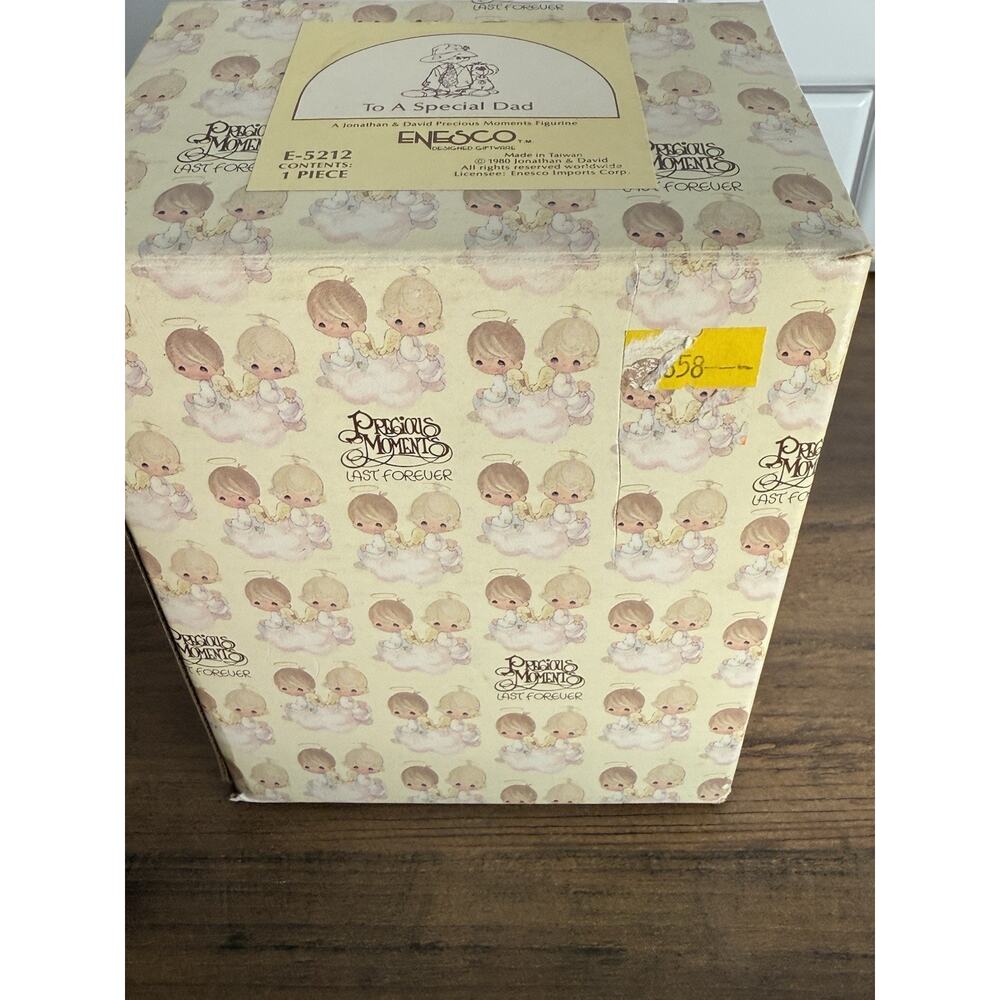 Vintage 1980 Precious Moments "To A Special Dad" E-5212, Box included - Picture 4 of 5